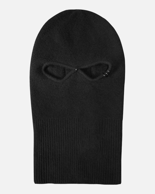 Flat-lay view of 100% cashmere balaclava — Free Agent N.Y.