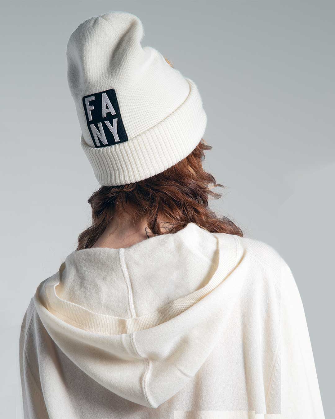 Versatile Cashmere Balaclava back View - Free Agent N.Y.