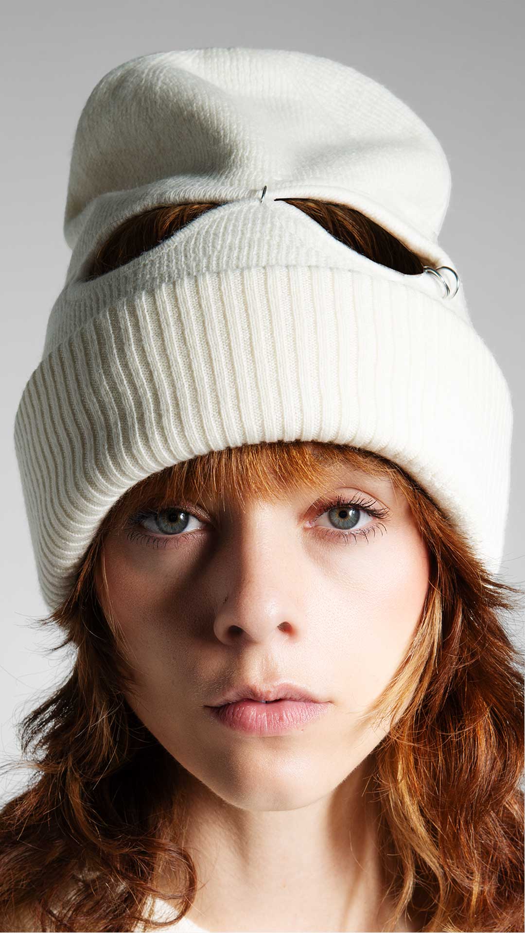 100% Cashmere Balaclava – Unisex Versatile Beanie