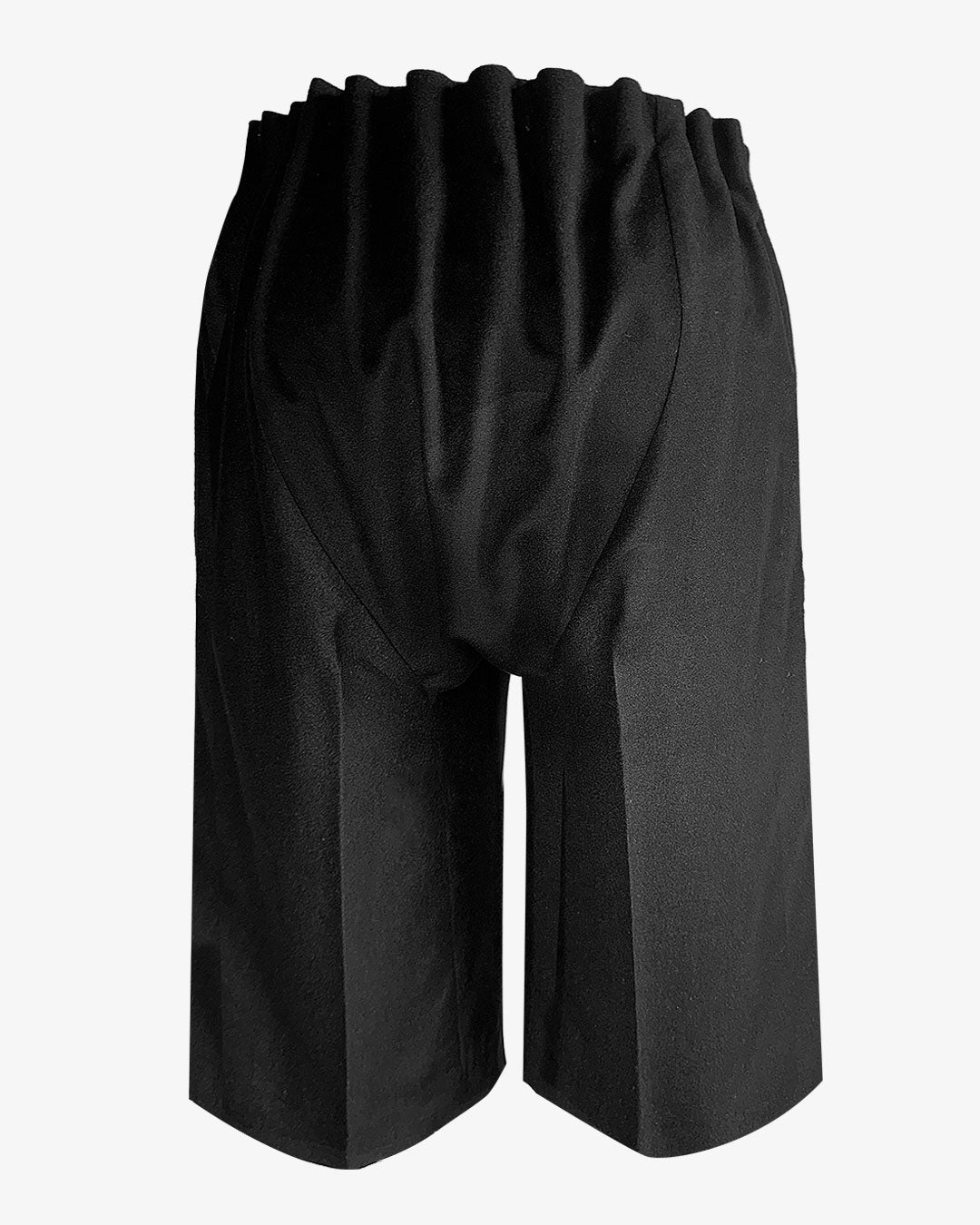 MEN'S CASHMERE TUXEDO SHORTS W/DRAPED BACK